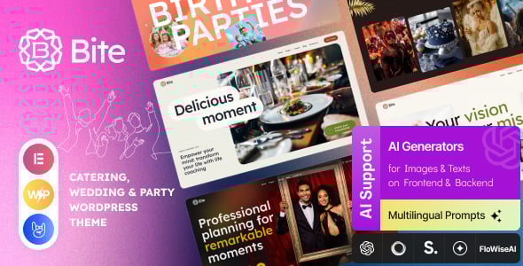 Bite — Catering, Wedding & Party WordPress Theme