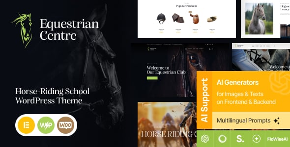Equestrian Centre - Horse-riding School Theme