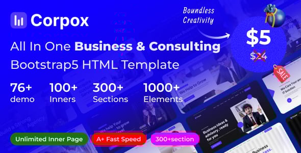 Corpox - Business Consulting HTML Template