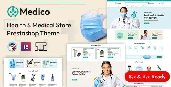 Medico - Pharmacy and Medical Store Prestashop Responsive Theme