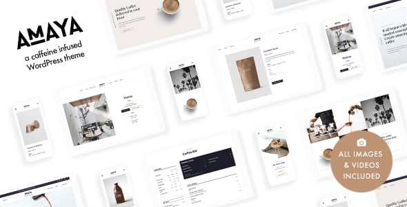 Amaya - Coffee Shop & Cafe WordPress Theme