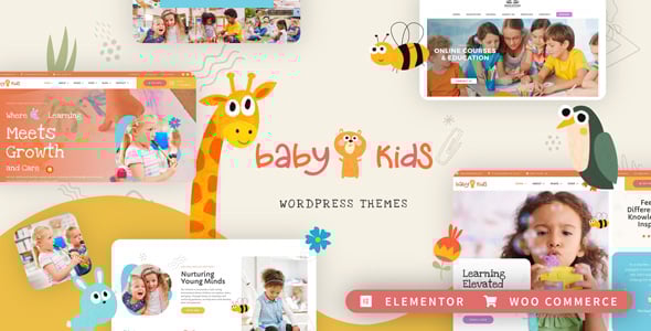 Baby Kids - Education Primary School Children WordPress
