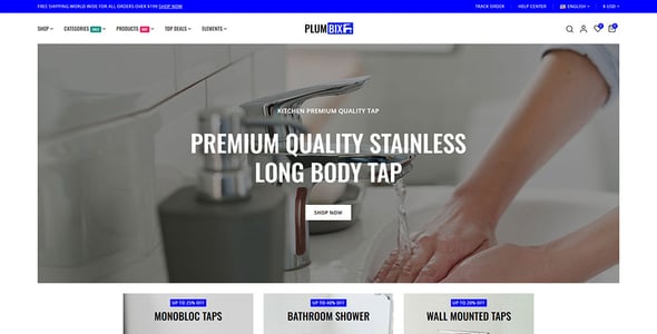 Plumbix - Plumbing Hardware Store Prestashop Responsive Theme