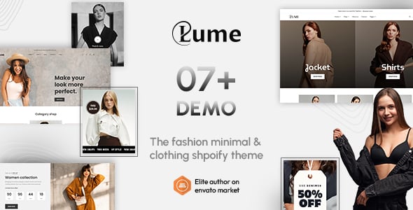 Lume – The Minimal Fashion & Clothing Shopify Theme