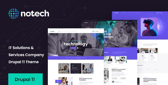 Notech - IT Solutions & Services Drupal 11 Theme