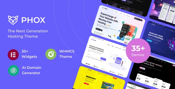 Phox - Hosting WordPress & WHMCS Theme