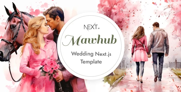 Mawhub - Wedding Invitation Next JS Template