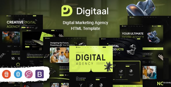 Digitaal - Digital Marketing Agency HTML Template