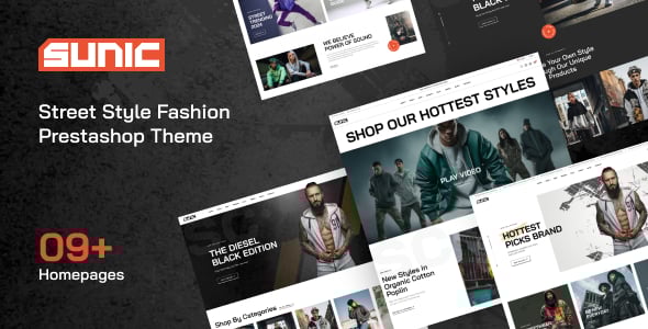 Leo Sunic Elementor - Streetwear Fashion Prestashop Theme