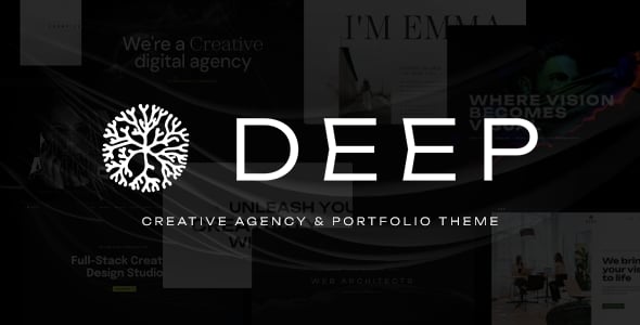 Deep - Creative Agency & Portfolio WordPress Theme
