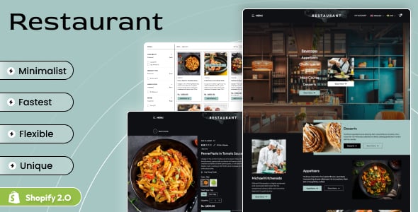 Restaurant - Shopify 2.0 Fast Food & Restaurant Theme