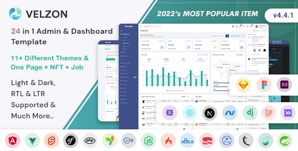 Velzon - Admin & Dashboard Template