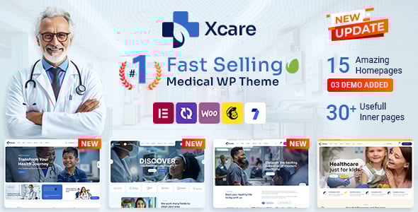 Xcare - Medical and Health Care WordPress Theme
