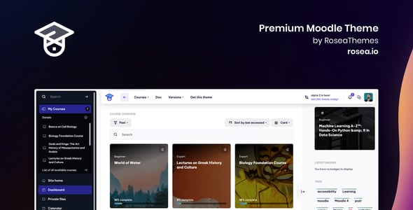 Alpha | Responsive Premium Theme for Moodle