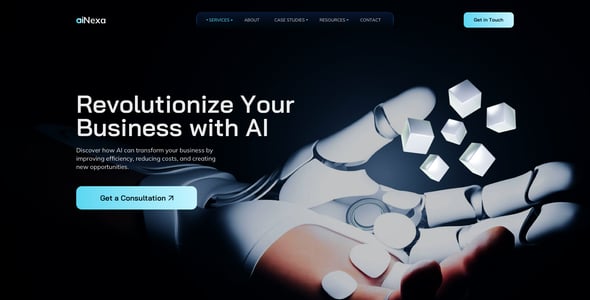 AiNexa – AI Agency Template for Adobe Photoshop