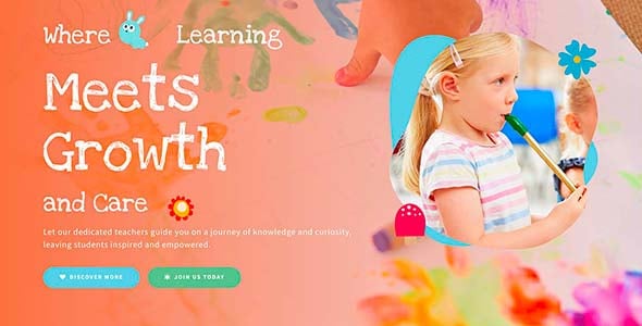 Baby Kids - Education Primary School Children WordPress