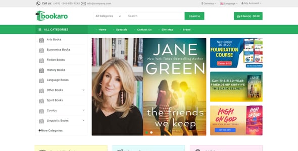 Grocery and Shopping OpenCart 3.X Multistore Theme (Shopping, Mall)