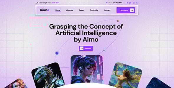 Aimo - AI Agency & Technology WordPress Theme