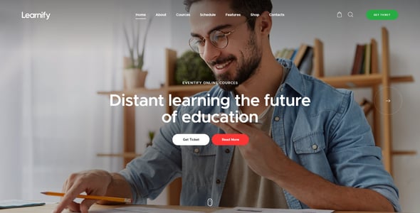 Learnify - Online Courses Education WordPress Theme