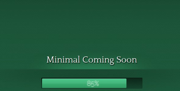 Minimal Coming Soon