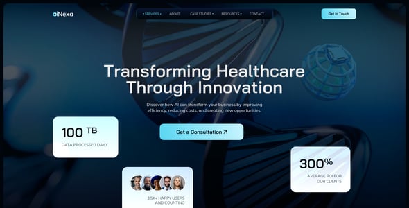 AiNexa – AI Agency Template for Adobe Photoshop