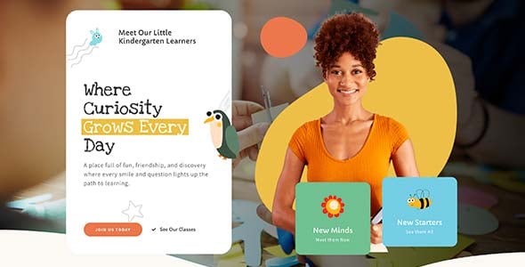 Baby Kids - Education Primary School Children WordPress