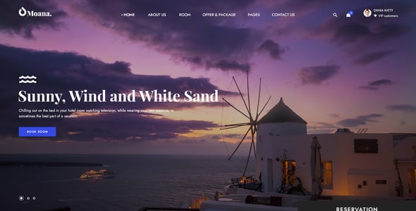 Moana - Resort and Hotel Template