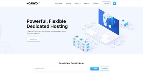 Hostiko - Hosting WordPress & WHMCS Theme