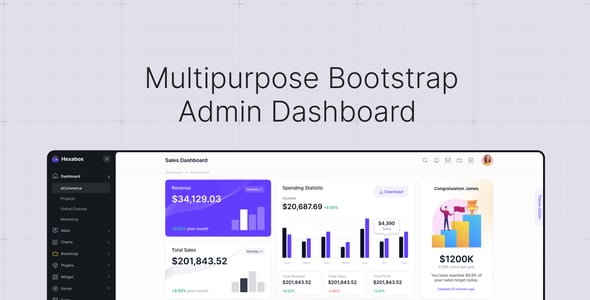 HexaBox - Multipurpose Admin Dashboard Template
