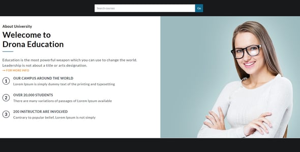 Drona - Multipurpose Moodle Theme