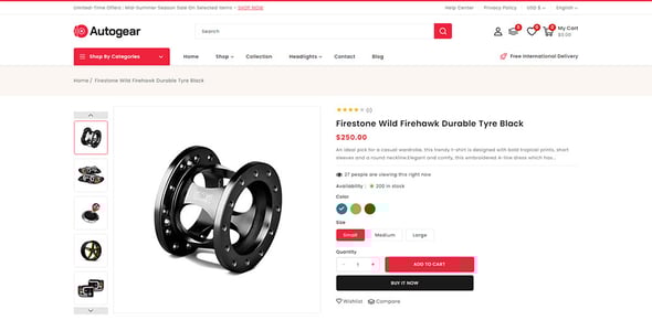 Autogear - Automobile & Tools Store Shopify 2.0 Responsive Theme