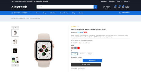 Electech - Multipurpose Electronics Store Shopify 2.0 Responsive Theme