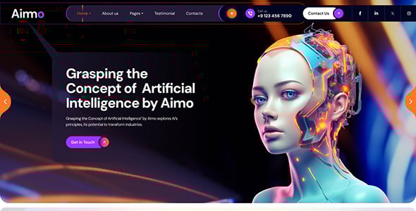 Aimo - AI Agency & Technology WordPress Theme
