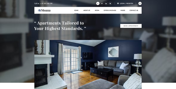 Moana - Resort and Hotel Template