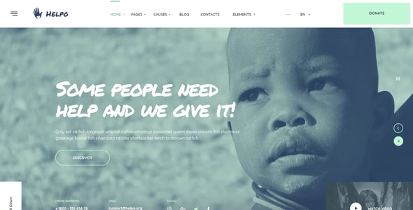 Helpo | Charity & Nonprofit WordPress Theme