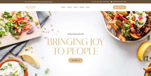 Acaro - Catering & Event Planner WP Theme