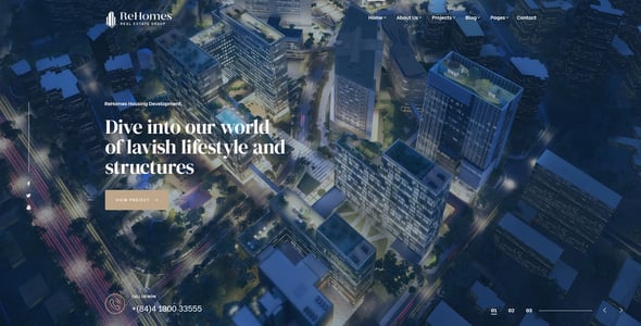 Rehomes - Real Estate Group WordPress Theme