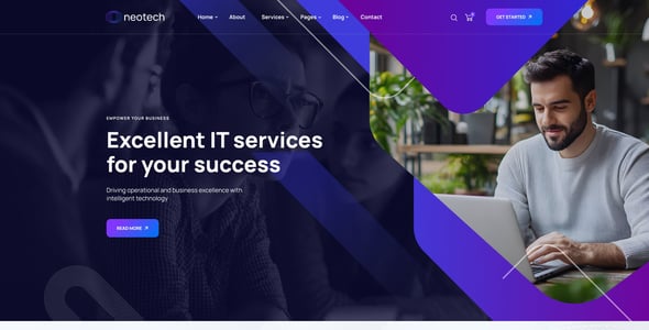 Neotech - Technology & IT Solutions WordPress Theme