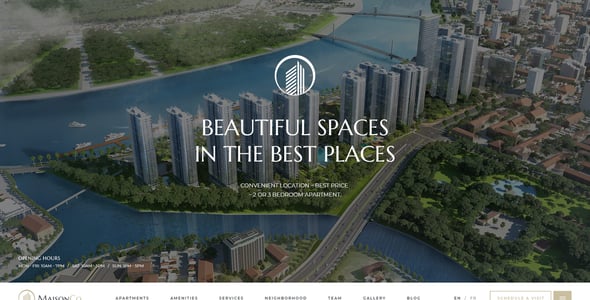 MaisonCo - Single Property WordPress Theme