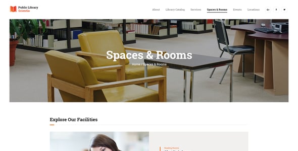 Scientia | Public Library & Book Store Education WordPress Theme