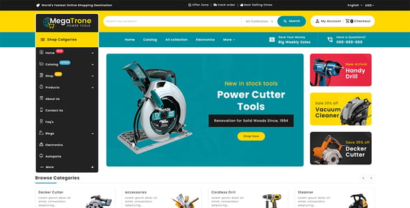 MegaTrone - Shopify 2.0 Multi-Purpose Responsive Theme