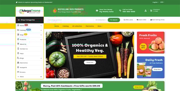 MegaTrone - Shopify 2.0 Multi-Purpose Responsive Theme