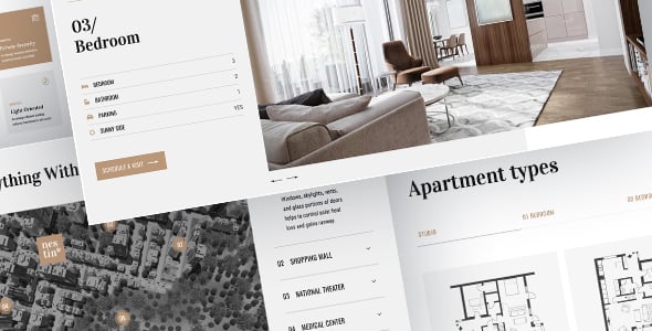 Nestin - Real Estate & Single Property WordPress Theme