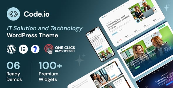 Codeio - IT Solutions and Technology WordPress Theme