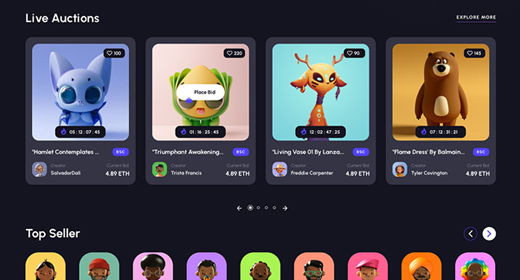 Crypto, NFT Marketplace