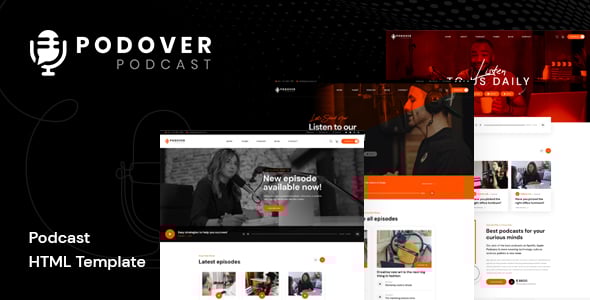 Podover - Podcast HTML Template