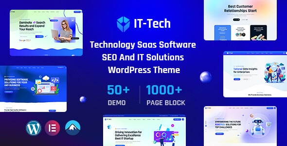 IT-Tech – IT Solutions & Technology WordPress Theme