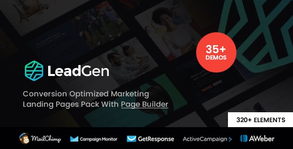 LeadGen - Multipurpose Marketing Landing Page Pack with HTML Builder