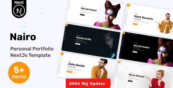 Nairo - Personal Portfolio NextJs Template + RTL