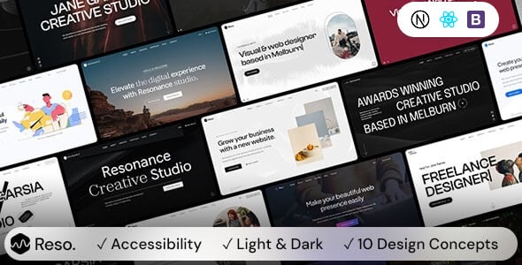 Resonance - Multipurpose Creative NextJs Template